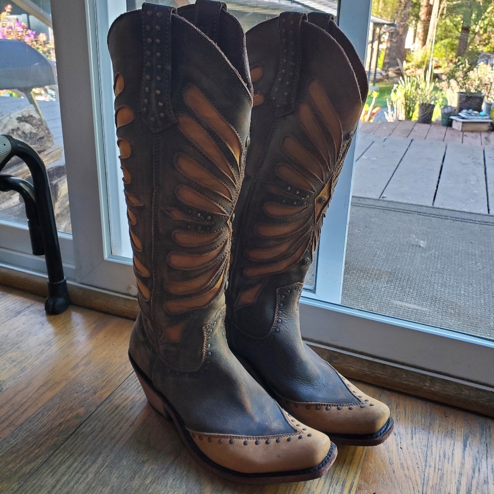 Liberty Black knee high boots size 5